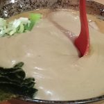 大岩亭の豚骨ラーメン