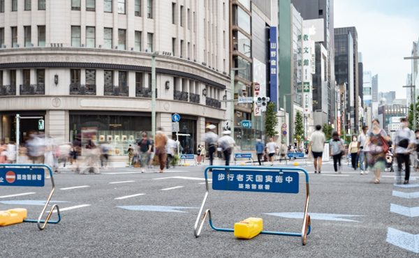 銀座の歩行者天国